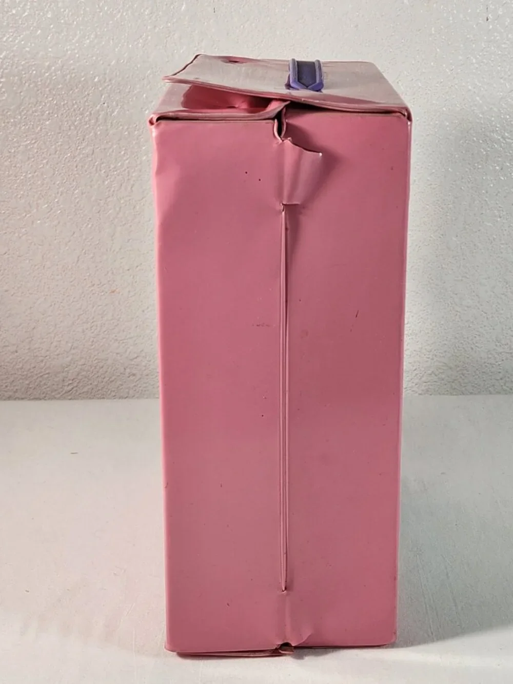 Vtg Mattel Barbie Pink Carrying Case Vinyl 1989 Doll Fashion + Hangers READ Desc